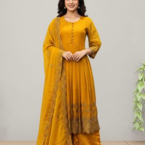 Yellow Anarkali Suit